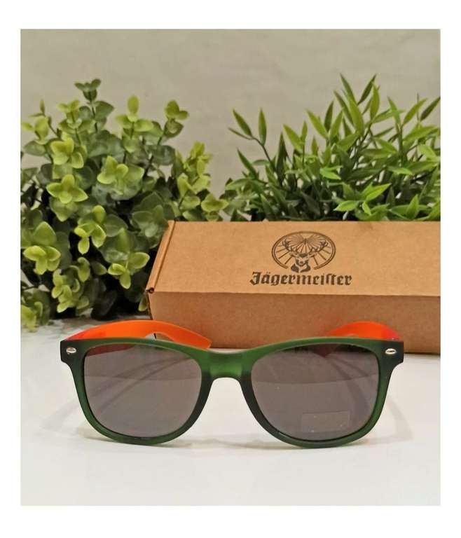 Солнцезащитные очки Jagermeister 1, оранжевый, зеленый (по Яндекс карте)
