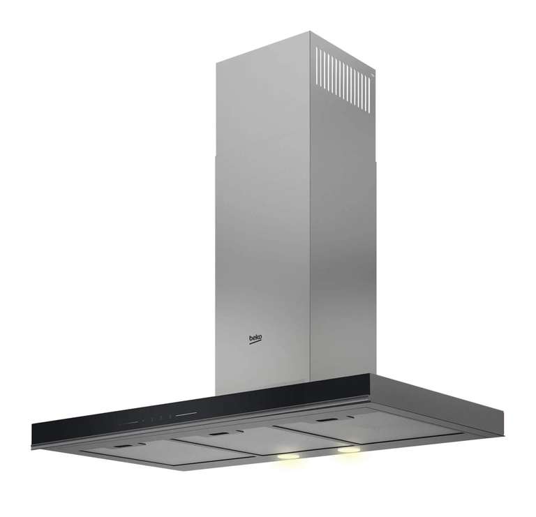 Вытяжка каминная Beko BHCB93640B черный/черный + Фильтр жиропоглощающий Aceline KH-C1 (выгодный комплект)