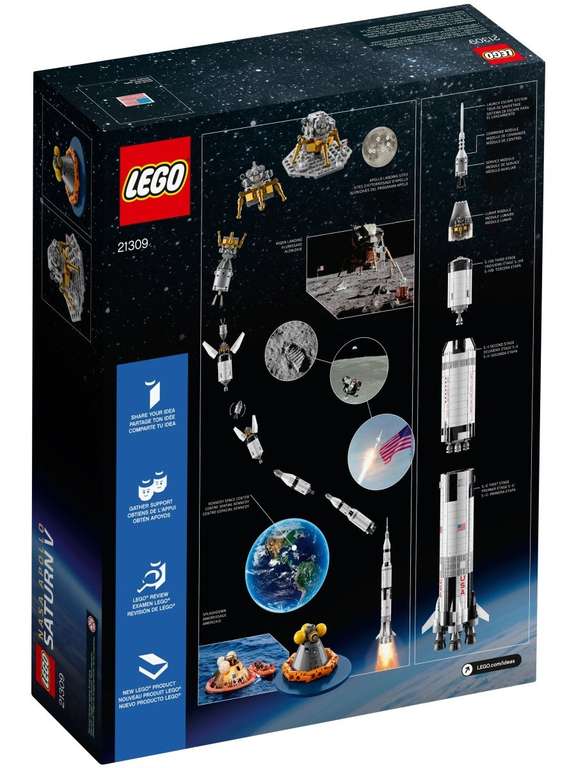 Конструктор LEGO NASA Apollo Saturn V (92176)