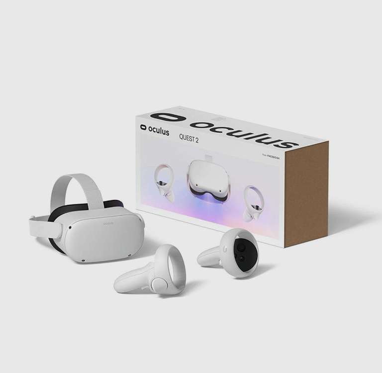 Автономный VR шлем Oculus Quest 2 64 Gb (Meta Quest) (цена с ozon картой) (из-за рубежа)