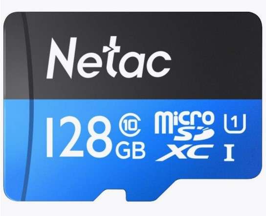 Карта памяти Micro SD Netac P500 S 128 Гб NT02P500STN