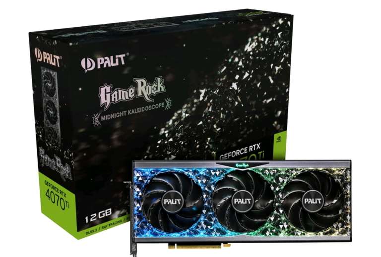 Видеокарта Palit NVIDIA GeForce RTX 4070 Ti GameRock (NED407T019K9-1045G) + 53097 спасибо (возможно, не всем)