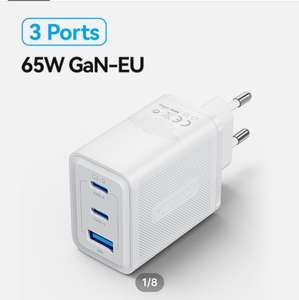 Vention Зарядное устройство gan 65w QC, PD(белое, черное)