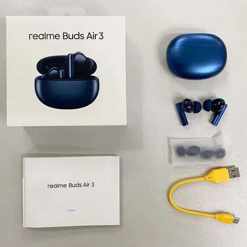 Наушники беспроводные Realme Buds Air 3 с микрофоном, USB Type-C (с Озон картой, из-за рубежа)