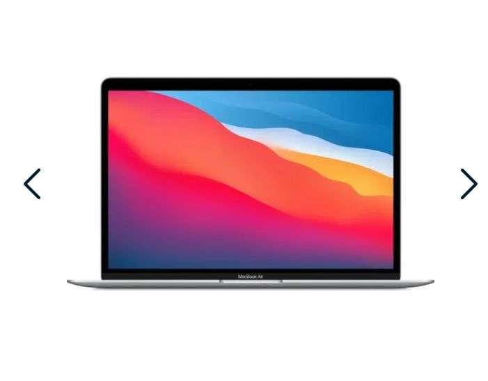 [Мск] 13.3" Ноутбук Apple MacBook Air M1, Apple M1 (3.2 ГГц), RAM 8 ГБ, SSD 256 ГБ, Apple M1, macOS, (MGN93LL/A), серебристый