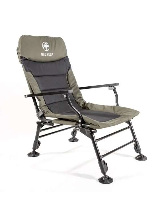 Карповое кресло НПО SKC-01 Кедр с подлокотниками, 43% баллами
