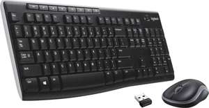 Комплект: беспроводные клавиатура и мышь Logitech MK270, англ. раскладка (с Озон картой)