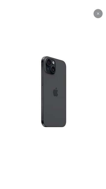 Смартфон Apple iPhone 15, 6/128 ГБ (из-за рубежа, с Озон картой)