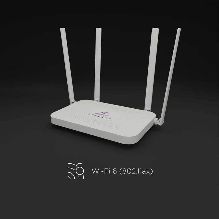 Wi-Fi 6 роутер Wi-CAT-AX Альфин (ПО Wive-NG-HQ), с Озон картой