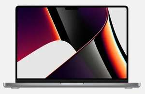 Ноутбук Apple MacBook Pro серый 14.2" 16+512ГБ, Apple M1 Pro 14-core, macOS