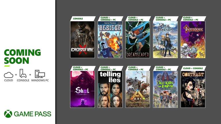 [Xbox One] Пополнение Xbox Game Pass Ultimate в феврале (Contrast, CrossfireX и другие игры)