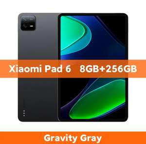 Планшет Xiaomi Pad 6 8/256 Гб, серый, глобальная версия (цена с купоном, зависит от аккаунта)