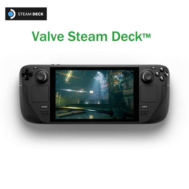 Игровая консоль Valve Steam Deck 64GB (портативный ПК) скидка с промокодом, цена в корзине на этапе выбора доставки