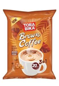 Кофейный напиток 3в1 Torabika Brown Coffee, 20 пакетов - сашет по 25 г, 500 г