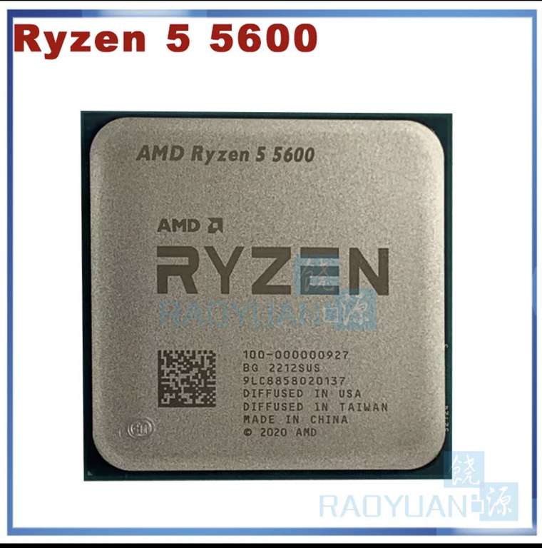 Процессор AMD Ryzen 5 5600 (8912₽ через QiWi)
