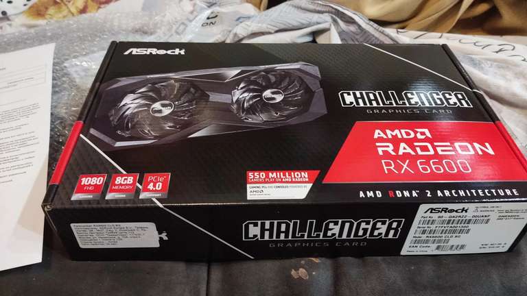 Видеокарта ASRock AMD Radeon RX 6600 Challenger D (RX6600 CLD 8G) + 11356 бонусов