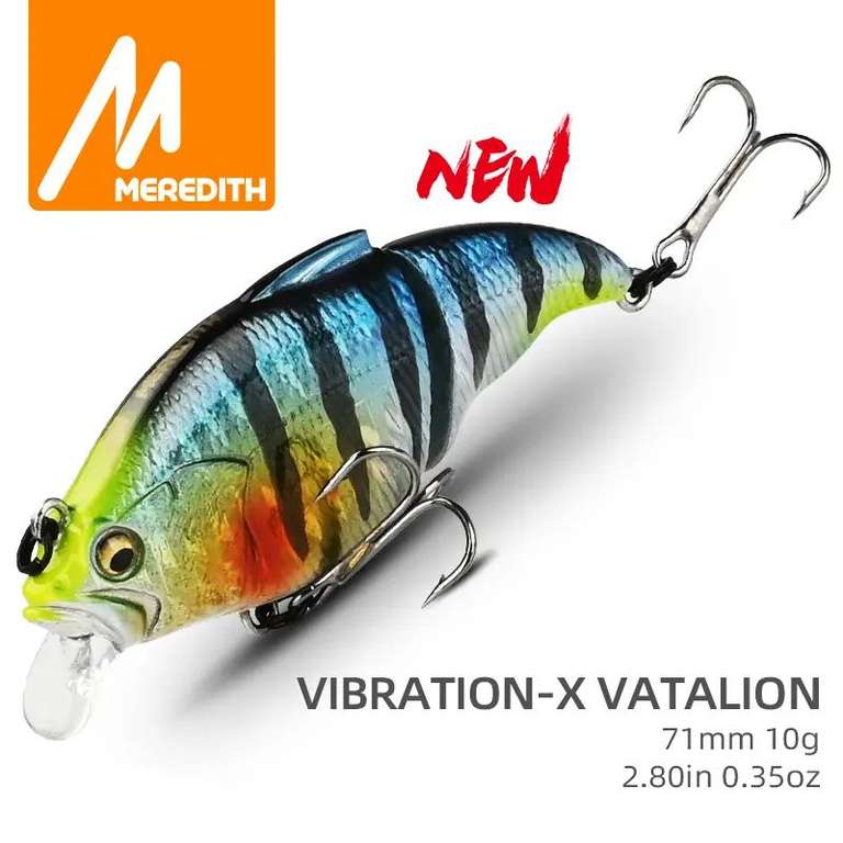 Воблер Meredith Vibration x-vib 71 mm 10 g