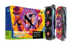 Видеокарта Zotac Geforce RTX 4070 AMP AIRO SPIDER-MAN 12Gb (цена при оплате картой Альфа банка)