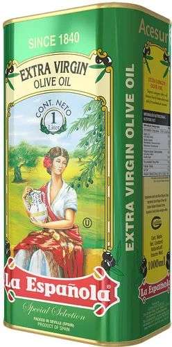Оливковое масло La Espanola Extra Virgin, нерафинированное высшего качества, 1 л (560₽ при оплате через озон карту)