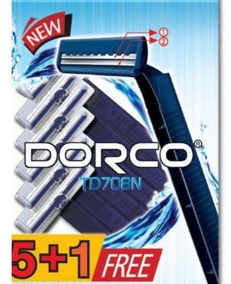 Cтанки для бритья одноразовые Dorco 2, 6 шт.