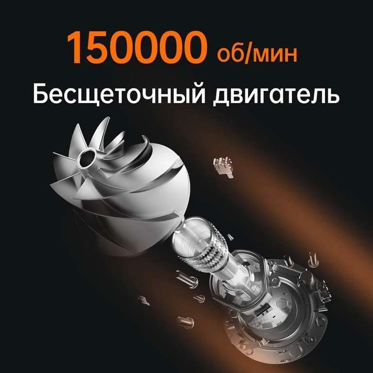 [11.11] Вертикальный пылесос Dreame Vacuum Cleaner T30, 27000 Па