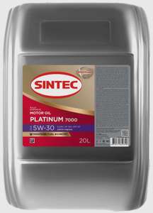 Масло моторное SINTEC platinum 7000 5W-30 Синтетическое 20 л (с картой OZON)