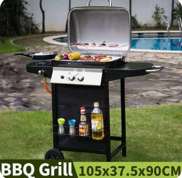 Уличный газовый гриль Gas BBQ Grill для барбекю для сада