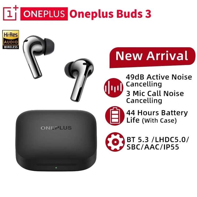 TWS наушники Oneplus Buds 3, китайская версия (цена по озон-карте, из-за рубежа)