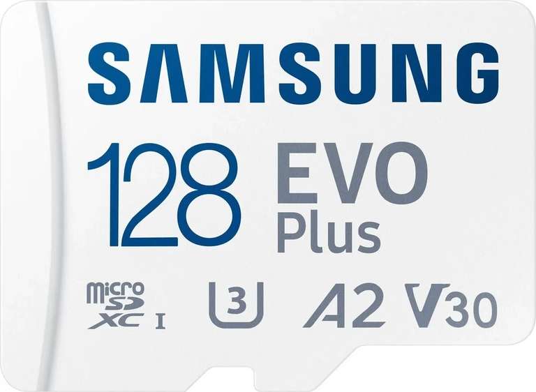 Карта памяти Samsung EVO Plus 128 ГБ (MB-MC128KA/RU)