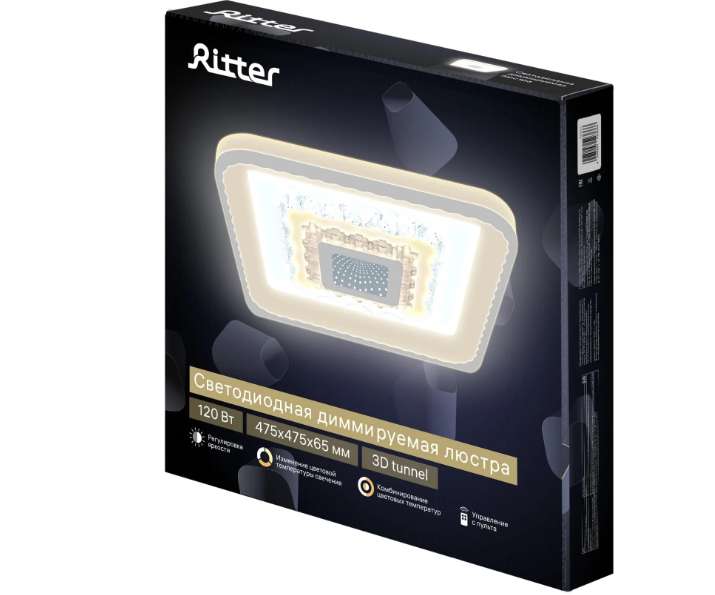 Светильник светодиодный Ritter Crystal 3D 52366 6
