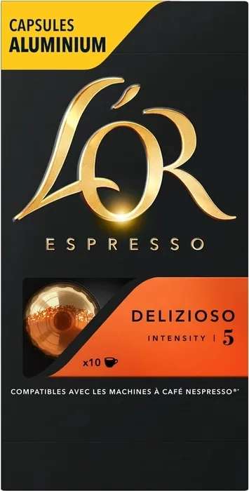 [Мск] Кофе в алюминиевых капсулах L'or Espresso Delizioso, для системы Nespresso,10 шт