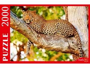 Пазл «Леопард на дереве», 2000 деталей (с Ozon картой)