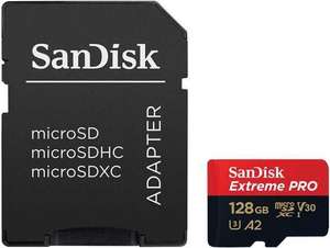 Карта памяти microSDXC UHS-I U3 Sandisk Extreme Pro 128 ГБ