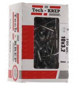 Заклепки вытяжные Tech-Krep 10 мм х 3.2 мм, 100 шт