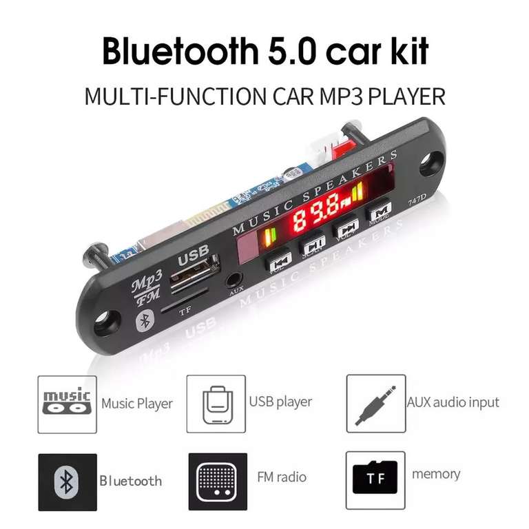 Музыкальный плеер 3C Exquisite Bluetooth 5.0