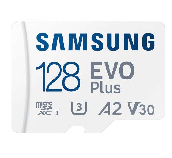 MicroSD Samsung EVO Plus 128Gb Class10 White (MB-MC128KA/RU)