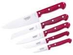 Набор ножей Tramontina Ultracorte Red Edition на подставке, 5 ножей (23899/765)