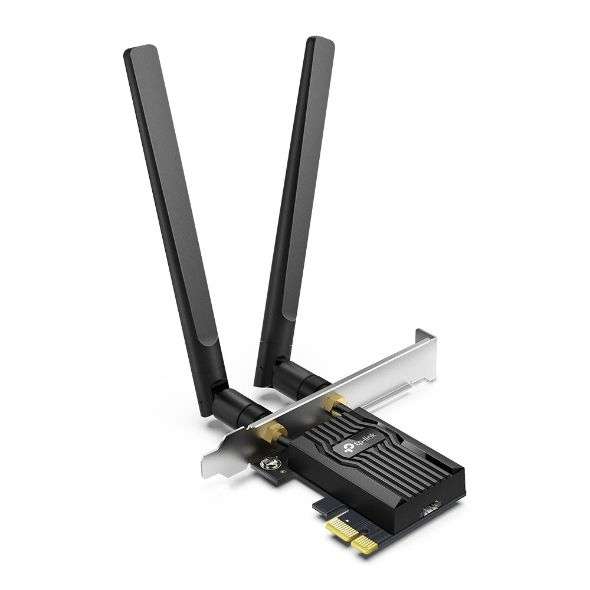 Wi-Fi 6 + Bluetooth 5.2 адаптер TP-Link Archer TX55E PCI Express AX3000