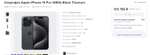 Смартфон Apple iPhone 15 Pro 128Gb Black Titanium