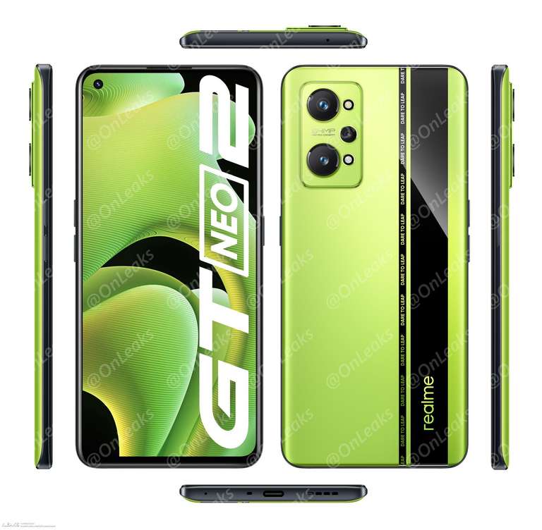 Смартфон Realme GT Neo 2 Green CN 6+128 Гб