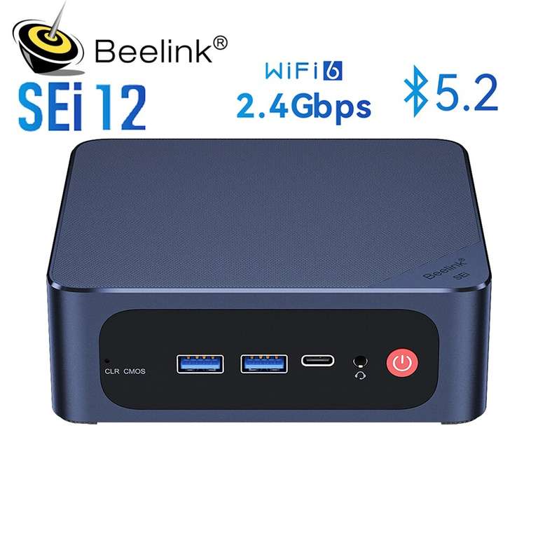 Мини-ПК Beelink SEI12 (i5-1235U, Wi-Fi 6, 16/512GB)