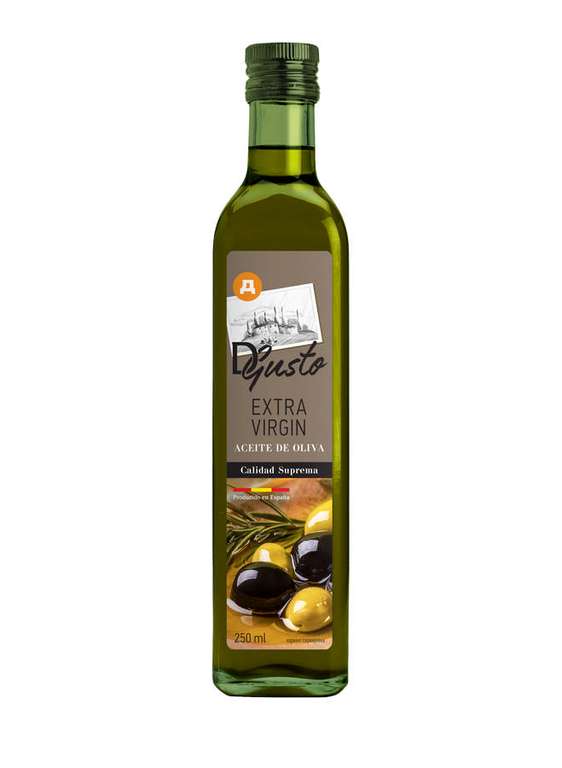 Масло Д Gusto оливковое Еxtra Virgin 100%, 0,25 л, Испания