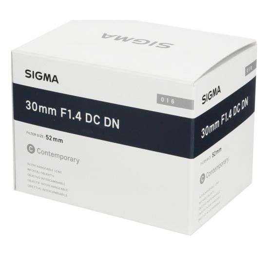 [Сочи, возможно, и другие регионы] Объектив Sigma DN 30mm f/1.4 DC Contemporary Sony E черный