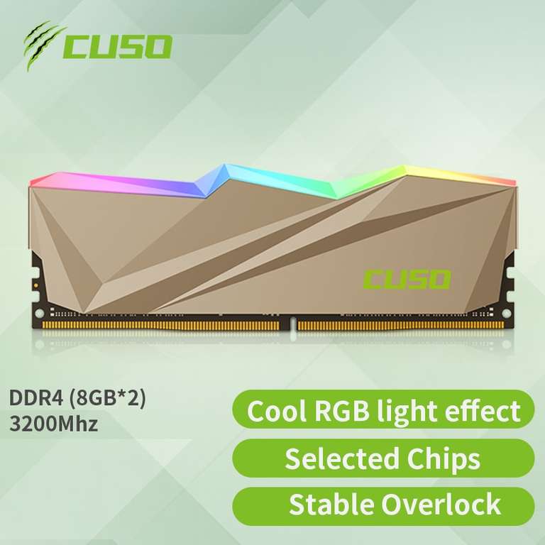 Оперативная память CUSO DDR4 8GBx2 3200MHz RGB