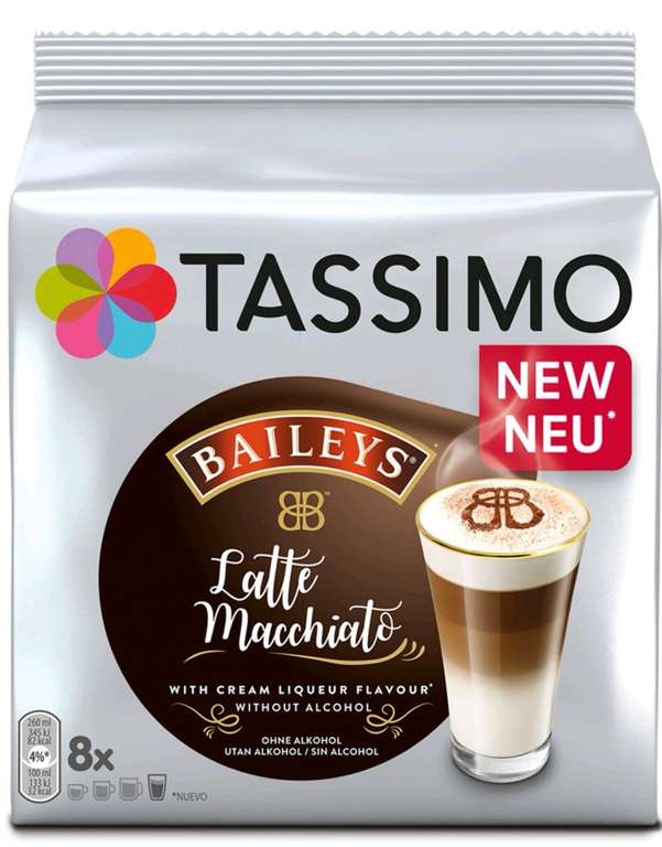 Кофе в капсулах Tassimo Baileys Latte Macchiato, 8 порций (16 капсул)