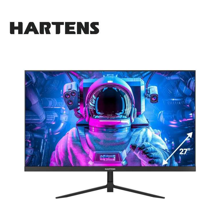 Монитор Hartens HTM27C165, 27", FullHD, 165 Гц, IPS, 5 мс, черный (с Озон картой)