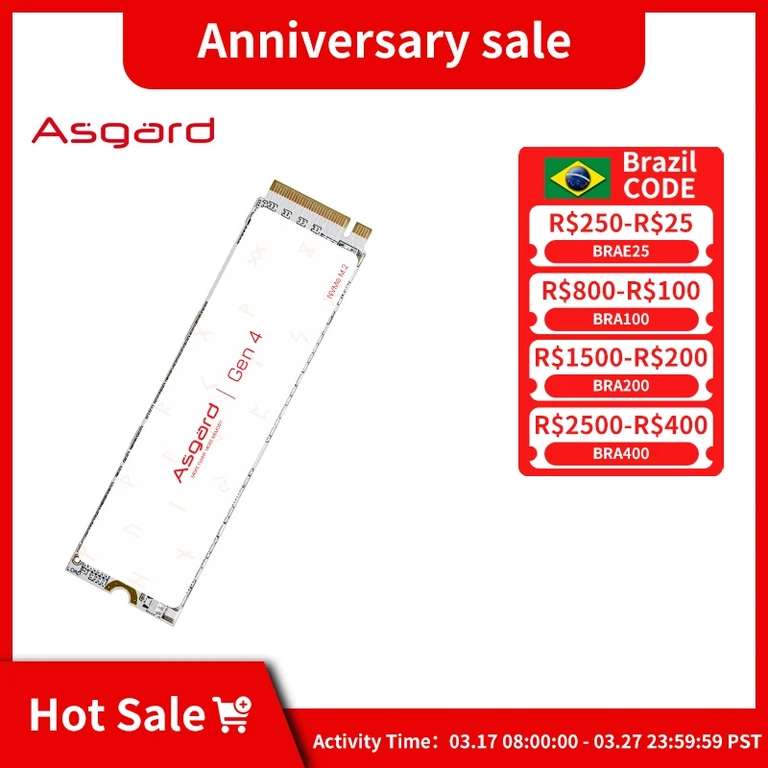 SSD Asgard AN4+ 2ТБ (NVME, PCIE4.0)