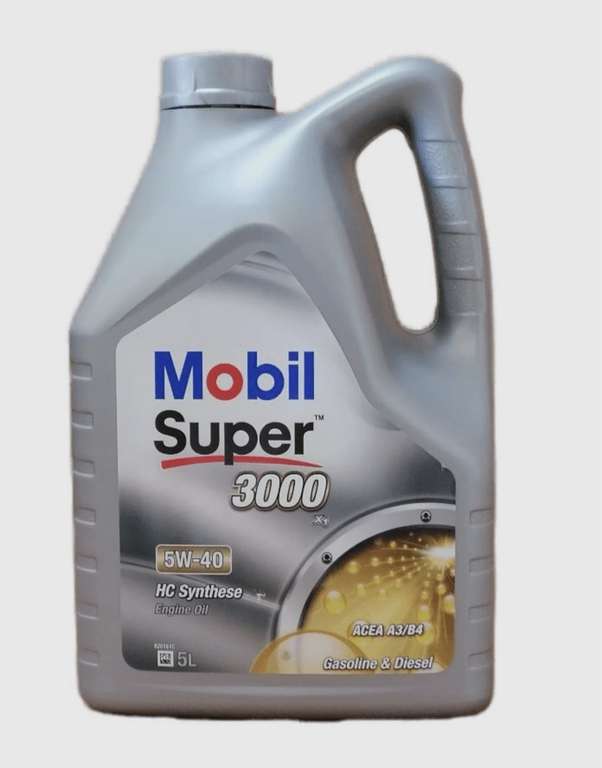 Моторное масло 5л Mobil Super 3000 5w-40 (с Озон картой)