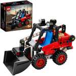 Конструктор LEGO Technic 42116 Фронтальный погрузчик, 139 деталей (2 варианта сборки: гоночный автомобиль и погрузчик)