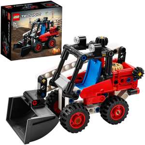 Конструктор LEGO Technic 42116 Фронтальный погрузчик, 139 деталей (2 варианта сборки: гоночный автомобиль и погрузчик)